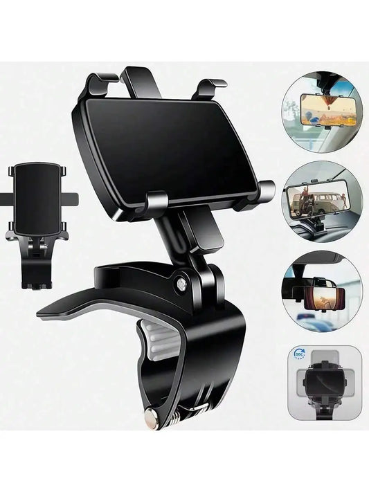 360 Degree Rotating Universal Car Phone Mount Holder Clip For Smartphones
