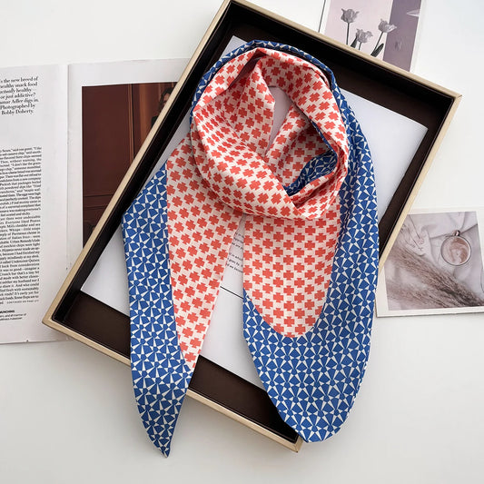 1PC Luxury Scarf For Women Spring Summer Beach Scarf Lady Soft Stain Hairband Head Wraps Female Neckerchief Hijab Headband