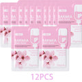 Laikou Sakura Clay Mask Trial Size Hydrating Deep Cleansing Pore Minimizing Brightening Face Mask Skin Care Product Mud Mask 5g